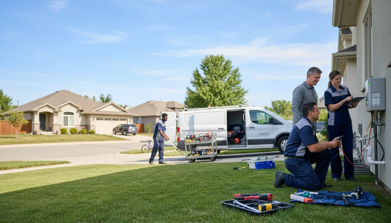 Tankless water heater service in Benavides, TX